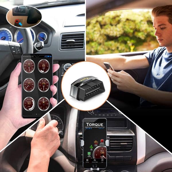 Icar Pro Ble 4.0 Obd2 Diagnostisk Værktøj Fejlkodelæser Obdii Kompatibel Biladapter Tjek Motorlys til Ios, Android og Windows null ingen