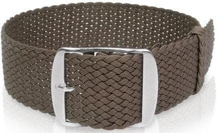 Perlonband brun 12/14/16/18/20 mm Brun 20 mm