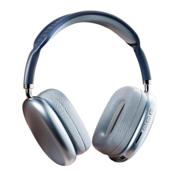 Trådløse Bluetooth-hodetelefoner med Hi-Fi-lyd, Over-Ear-hodebøyledesign, Lang batteritid Blue