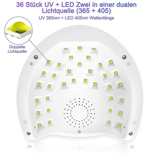 LED UV Lampe Negle, 150W Neglelampe LCD Skærm Neglelak Tørrer