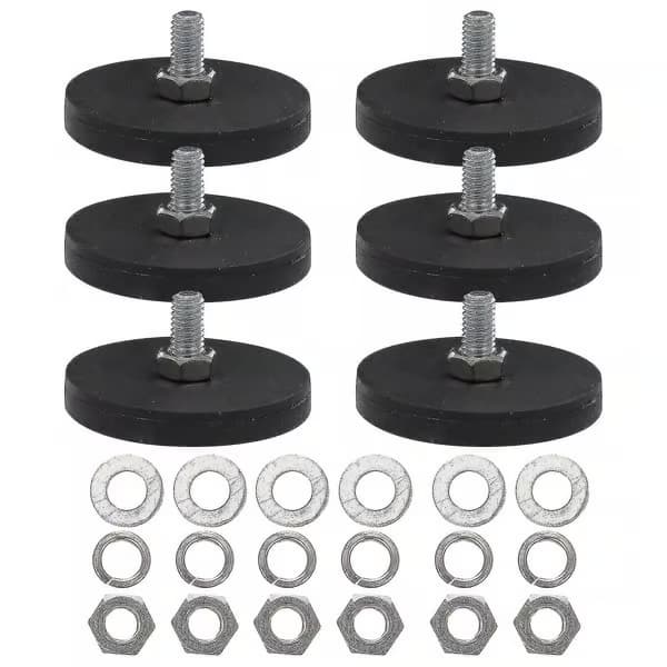stark magnetisk hållare för bilmontering, magnetisk bas, gummibelagd magnet, belagda magneter bil