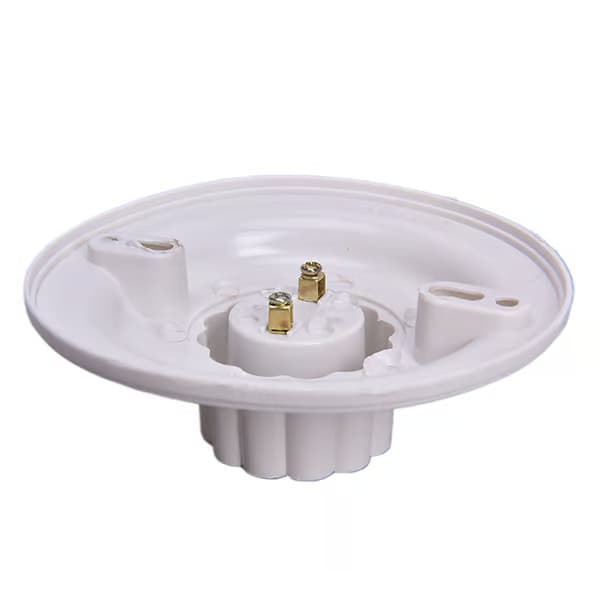 E27 LED-pæreholder Rund Sokkel E27 Base Pendellampe Så Hvit