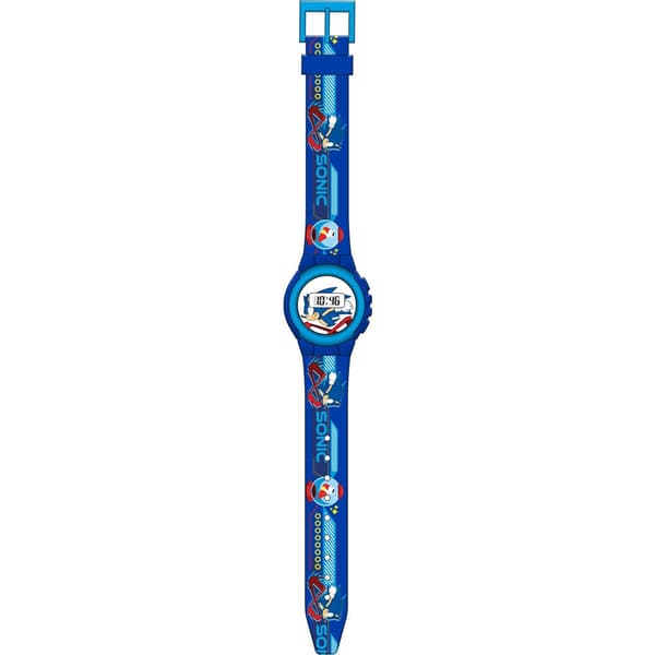 Sonic The Hedgehog digital klocka med LED-display och alarm