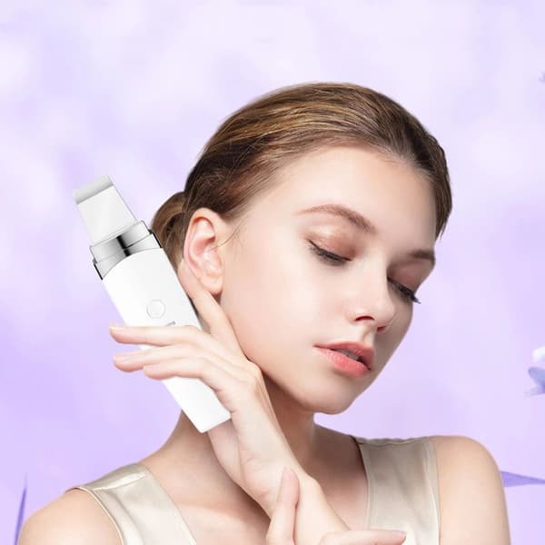 Ansiktsrens for ultralydpeeling Hvit Hvit