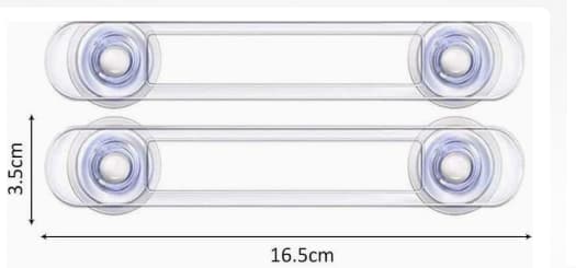Barnsäkerhetsskåpslås, 4-pack barnsäkerhetsskåpslås för toalett, låda, kylskåp, ugnar transparent