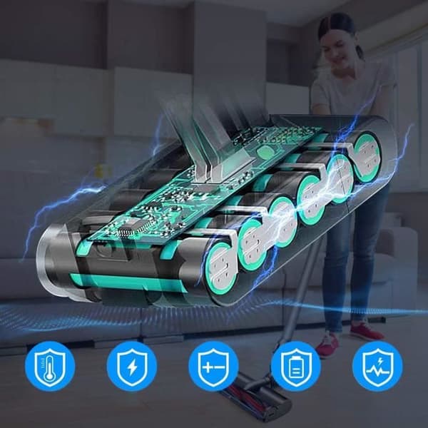 21,6V 4000mAh batteri til Dyson V8 SV10 V8 Absolute støvsuger