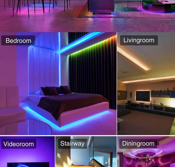 20M LED-nauhat Bluetooth-sovellusohjauksella