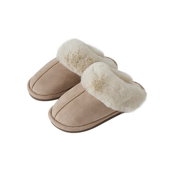Hjemmesko – varme og bløde (brun & beige) Beige Beige