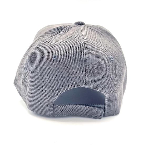 Keps Unisex Basebollkeps grå grey