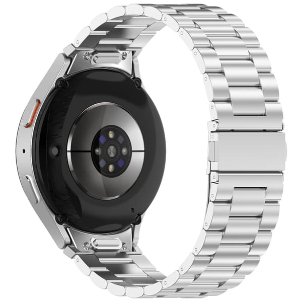 Stilfuldt armbånd i rustfrit stål til Samsung Galaxy Watch 7/FE Sort Sort