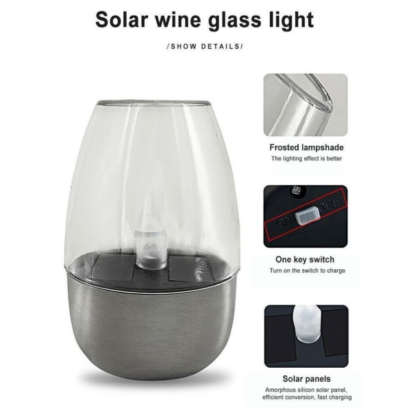 Solcellelampe LED Lys Capping TRANSPARENS Capping Gennemsigtig capping Capping transparency Capping transparency