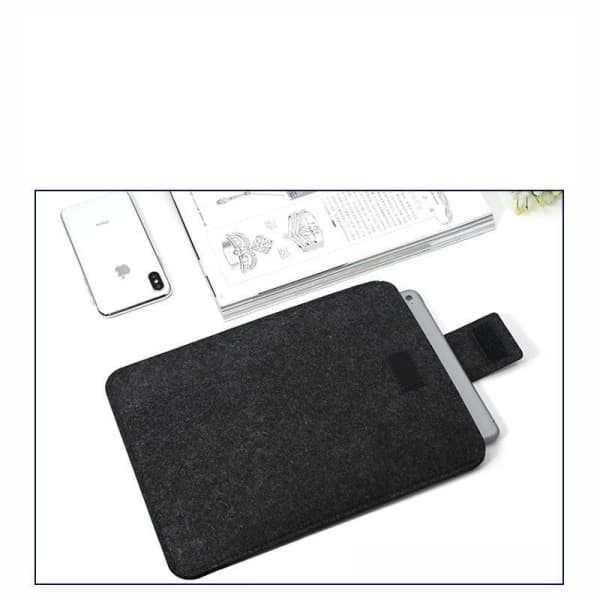 Data taske 13-tommer, Passer til MacBook Pro og Air - Sleeve uldfilt Mørkegrå gray