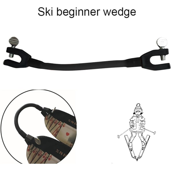 Ski Tip Connector Sort Black