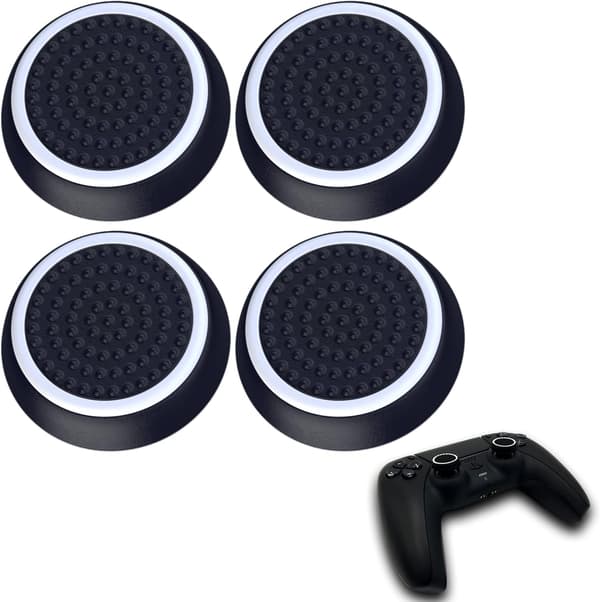PS5 Thumb Grip Grip Assist Cap Også til Xbox One Series Nintendo Switch Pro Playstation 5 PS4 Controller Tilbehør PS5 Joystick Tilbehør PS