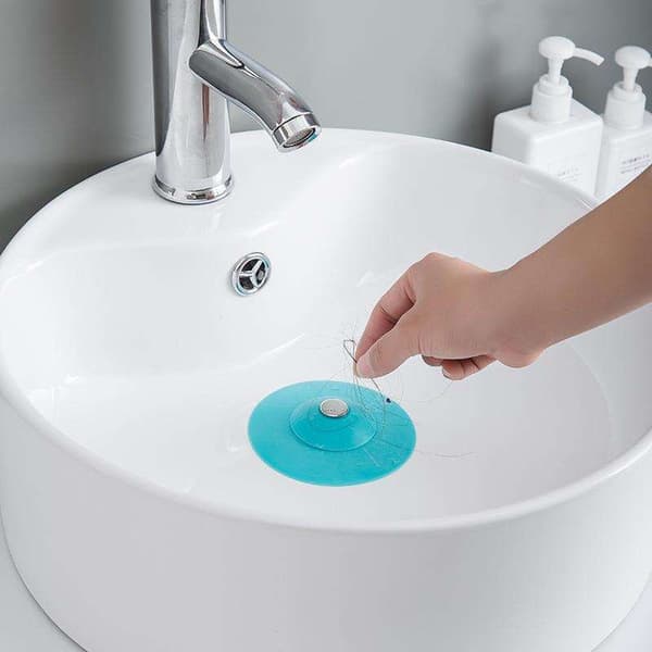 Badekarstopper - Oppvaskmaskinstopper - Hårtap Hvit