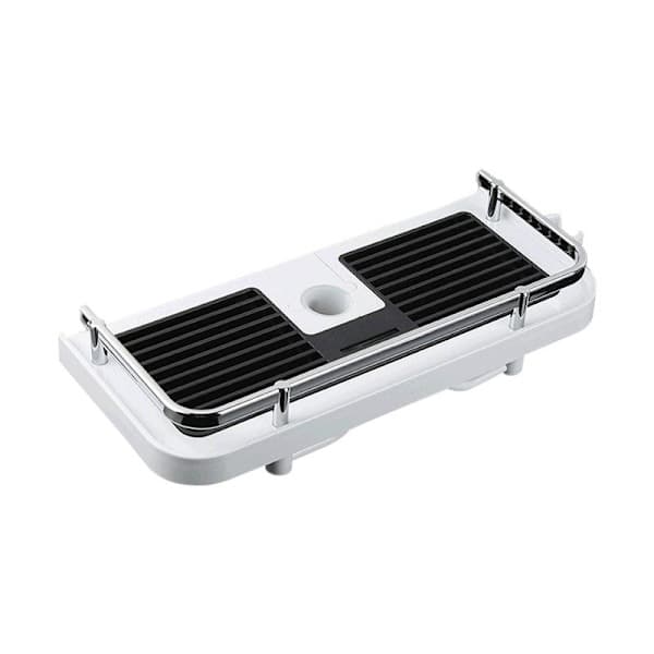 Duschhylla ABS 32x12 cm Svart/Vit
