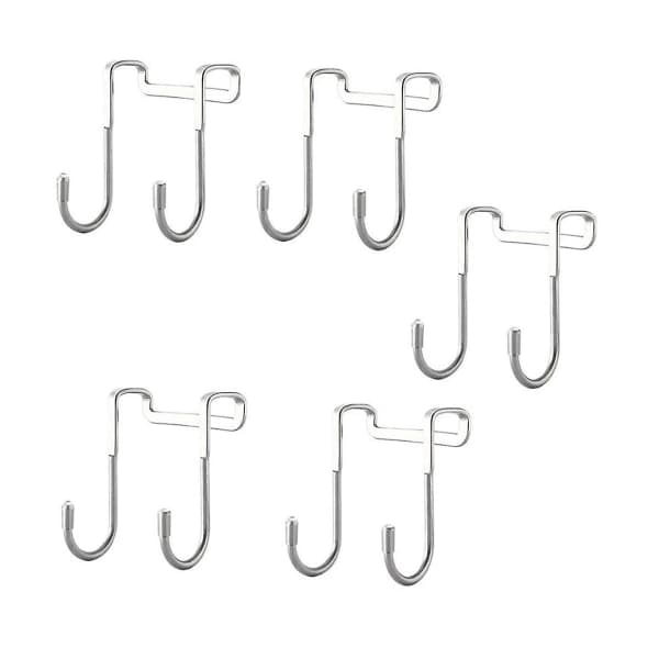 Rustfri stål krog dobbelt S-type krog dørkrog bagkrog Mult A0002 T 73PCS