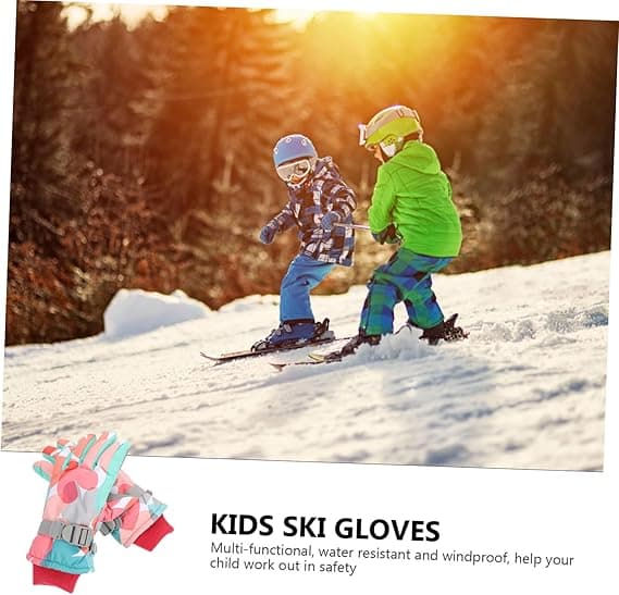 Ski handsker til børn, varme vinterhandsker til udendørs sport