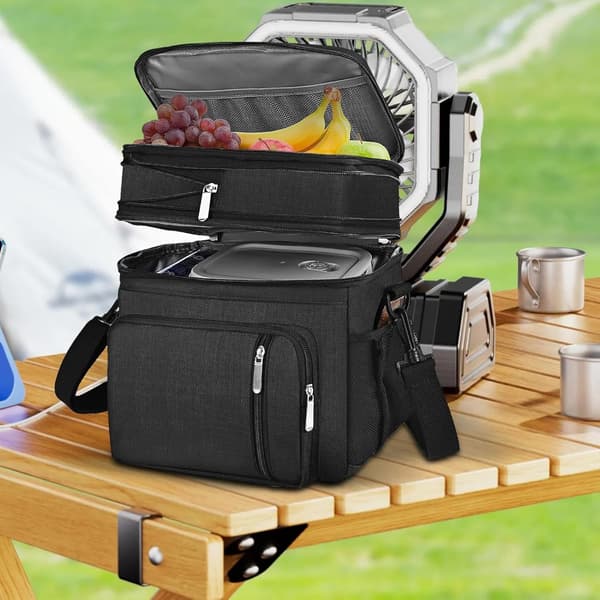Läckagesäker picknickväska Bärbar kylväska - Vattentätt foder för grillning och camping