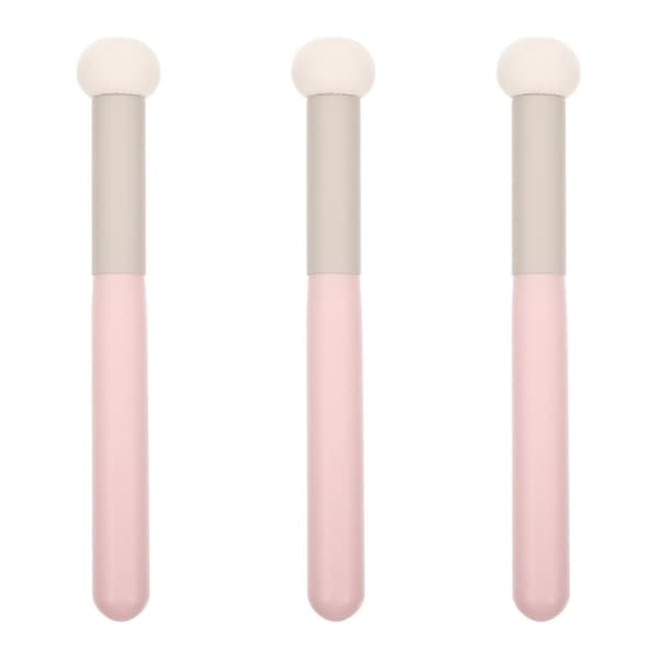 Makeupværktøj Concealer Svampebørste til Kvinder 3 stk. Hvid Latex Sæt