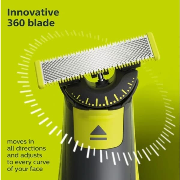 3-pakning 360 barberblad kompatibel med Philips Oneblade Erstatning