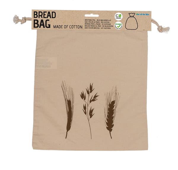Brødpose i bomull - Pose for brød - Off-White - 35 x 29 cm Beige