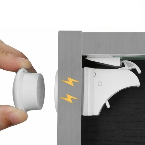 10x Magnetisk Børnesikring Hvid