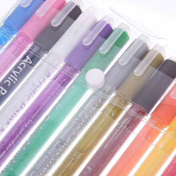12 stk. Neglekunstpenne Neglemalingsværktøjer Manicuremarkør Manicure Kunsttilbehør