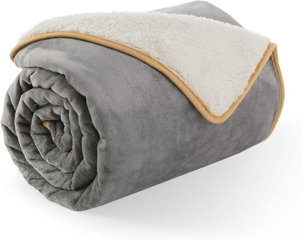 Vandtæt tæppe til små hunde, vaskbart hundetæppe, sofabetræk (1 stk, 60*80 cm, grå)