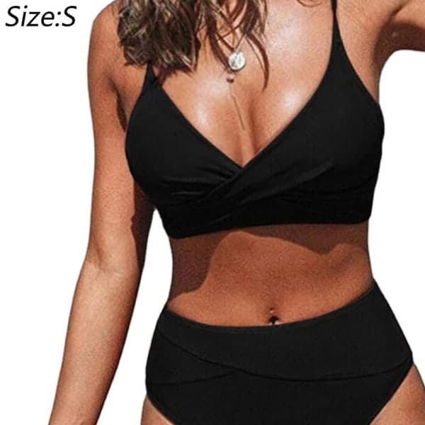 Dames Split Badedragt Retro Bikini Badedragt Bikini Sommer Badetøj s s