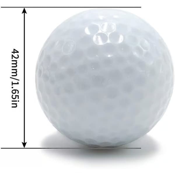 6-pack LED lysande golfbollar, blinkande för nattspel [ZHE]