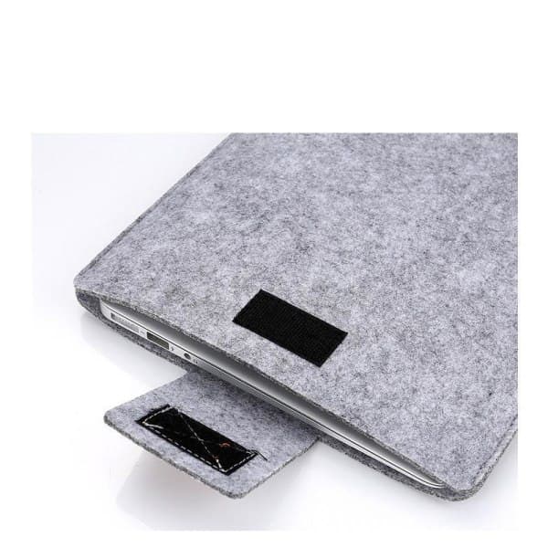 Dataveske 13-tommer, Passer MacBook Pro og Air - Sleeve ullfilt Mørkegrå gray