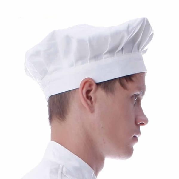 Kokkehatt Deluxe Hvit One Size Unisex hvit