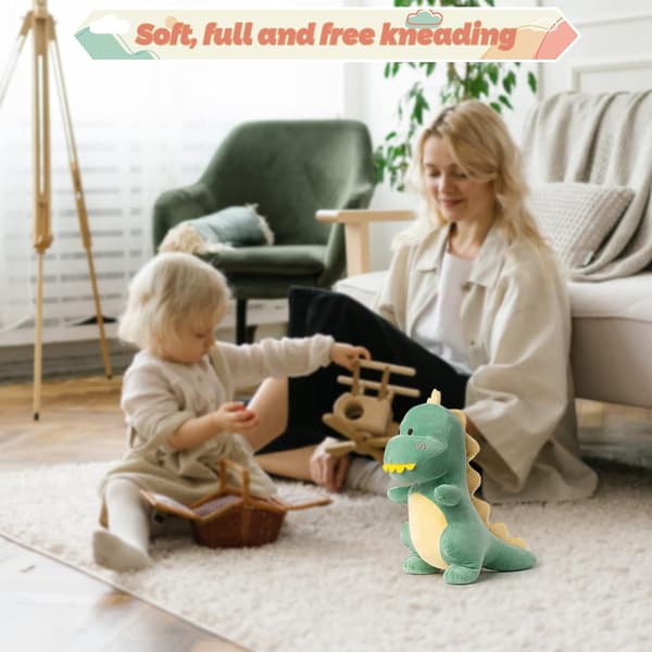 Dinosaur kosedyr, 30 cm, bedårende, egnet for gutter og jenter, grønn