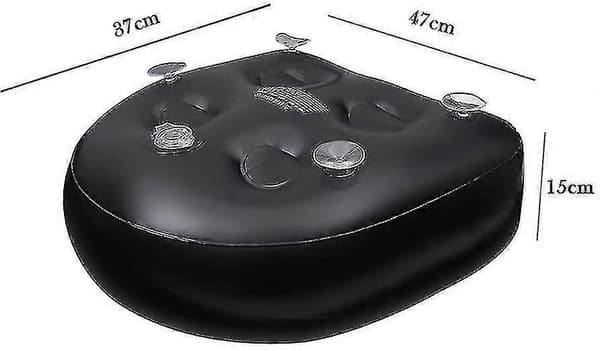 Lay Z Spa Jacuzzi Sete, Multifunksjonelt Oppblåsbart Sete med Sugekopp, Sklisikker for Voksne, Eldre, Barn Hjemme, Spa og Hvile