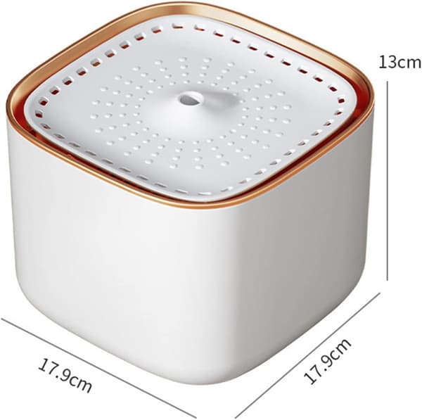 Kattfontän, Automatisk Dricksfontän för Katter, Vattenfontän för Husdjur, 3l, USB-driven