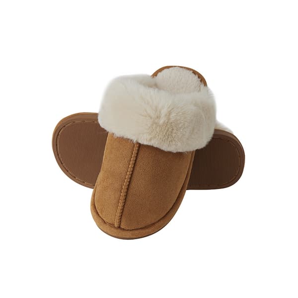 Hjemmesko – varme og bløde (brun & beige) Brun Brown