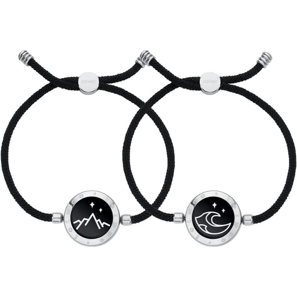 Langdistance charm-armbånd til par, vibration og oplysning til kærestepar C C