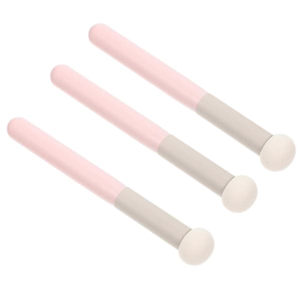 Makeupværktøj Concealer Svampebørste til Kvinder 3 stk. Hvid Latex Sæt