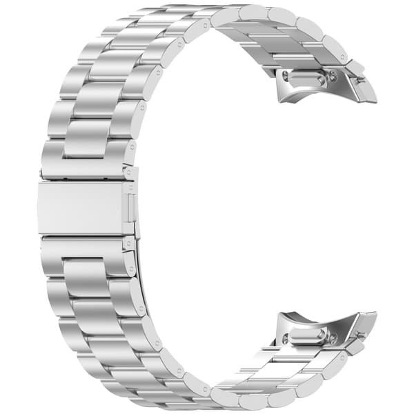 Stilfuldt armbånd i rustfrit stål til Samsung Galaxy Watch 7/FE Sort Sort