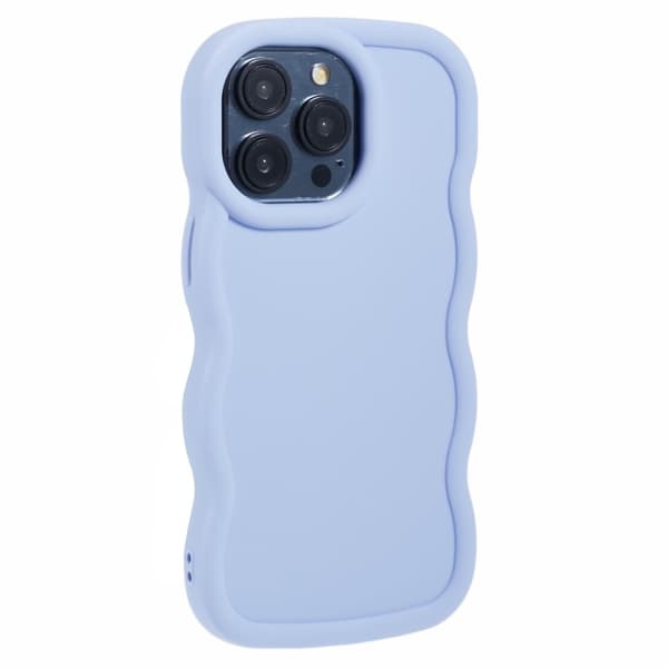 iPhone 12/12 Pro Mobildeksel Bølget Lilla