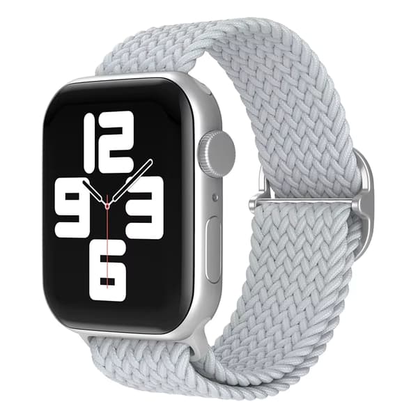 Dual Loop-armband för Apple Watch 42–49mm – Ljusgrå Ljusgrå Light Grey
