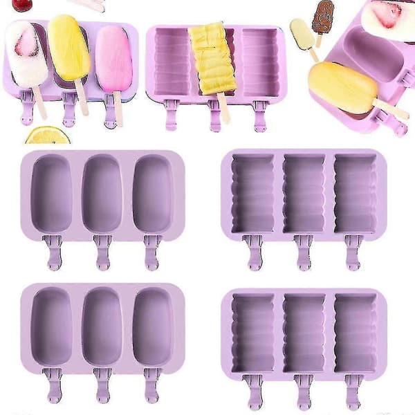 Glassformar 2-pack Silikon Glassform Pop Glassformar Popsicleformar