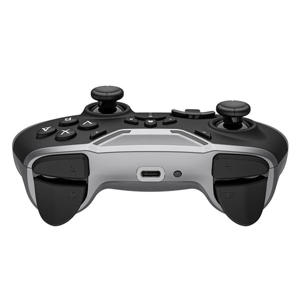 Bluetooth-spelkontroll Multifunktionell trådlös gamepad med strömdisplay för Switch PC Telefon Surfplatta TV Svart