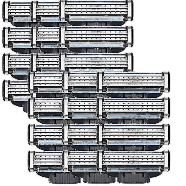 Kompatibla Mach 3 Rakblad Refiller 24st, Rakblad För Män