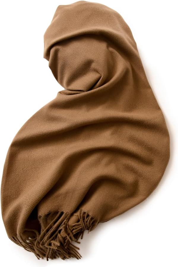 Langt, dobbeltsidet imiteret cashmere-tørklæde til kvinder, varmt til vinter, 10