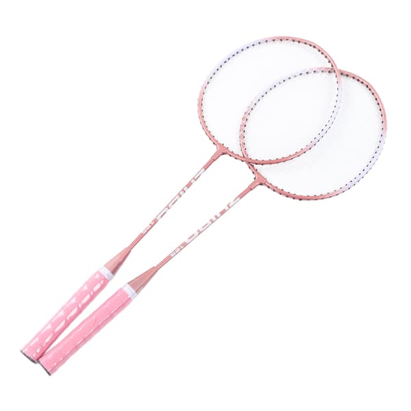 Badmintonracketer Rosa Profesjonell Separat Jernlegering Badmintonracketer for Nybegynnere Studenttrening