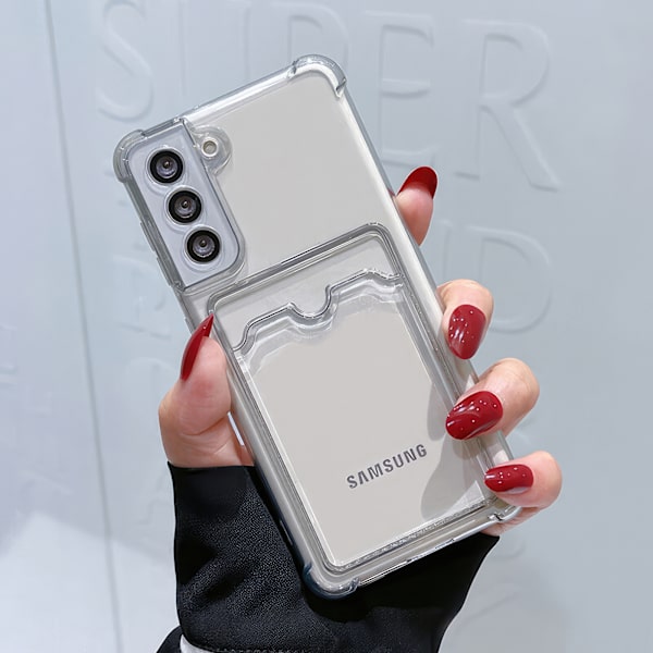 Galaxy S23, Etui, Beskyttelse, Kortplads, Grå Grå Gray