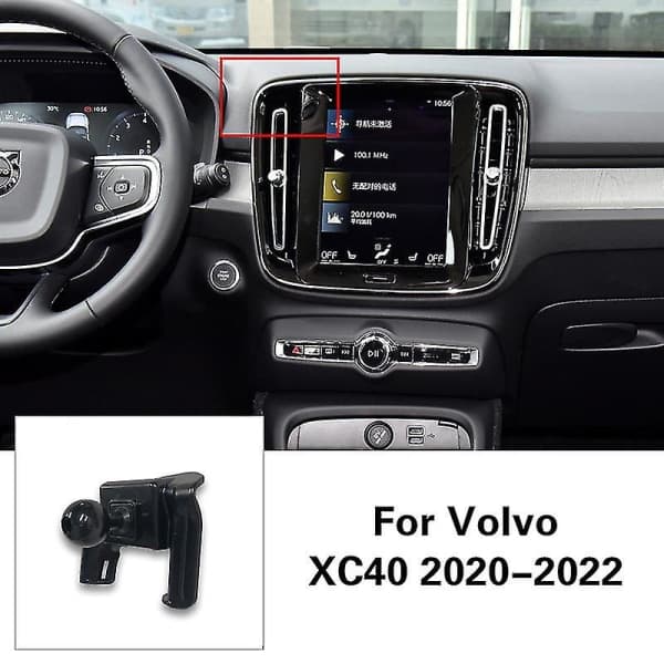Telefonholder base til Volvo XC60 2018-2021 modeller, biltilbehør.
