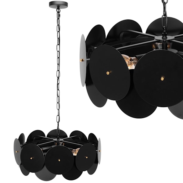 Hängande taklampa App1307-CP svart